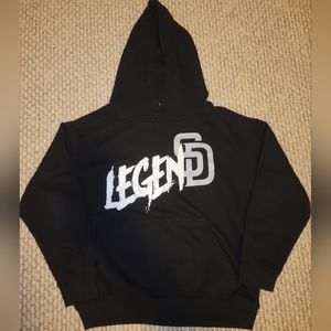 Youth San Diego Legend hoodie black size M